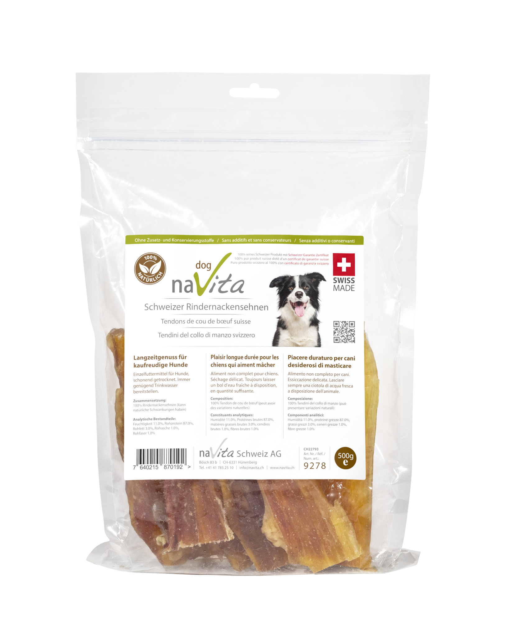 Schweizer Rindernackensehnen 500g